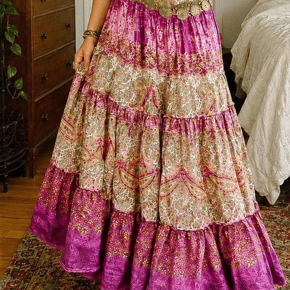 Women's multi Skirt - Picture 2 of 5